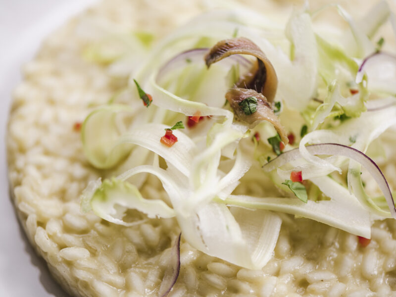 SG 8 puntarelle romana risotto